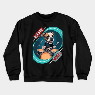 Rockin' Dog: "Rockin' Woofs" Crewneck Sweatshirt